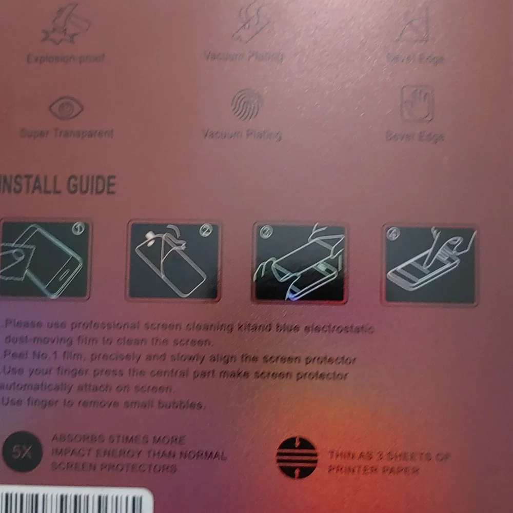 Tempered Glass Screen Protector For Samsung S7, NWB - Picture 4 of 4